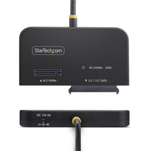 Base di connessione StarTech USB-C USB-A NVMe M.2 SATA 2,5 3,5 10 Gbps tool-less