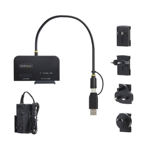 Base di connessione StarTech USB-C USB-A NVMe M.2 SATA 2,5 3,5 10 Gbps tool-less