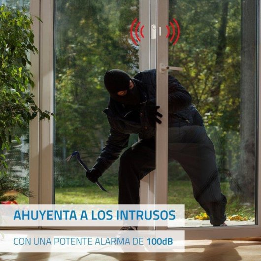 Alarme Nivian Wi-Fi Sans Fil Capteur Magnétique Intérieur Sirène 100dB App