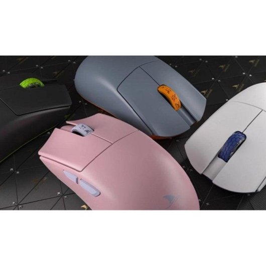 Ratón Darmoshark M3s Pro Wireless USB-C Bluetooth 26000 DPI Bianco