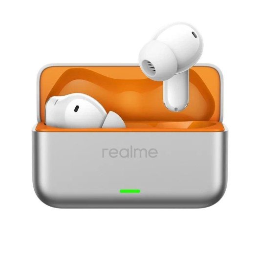 Auricolari Realme Buds T500 Pro wireless Bluetooth con Cancellazione Rumore IP55 Argento