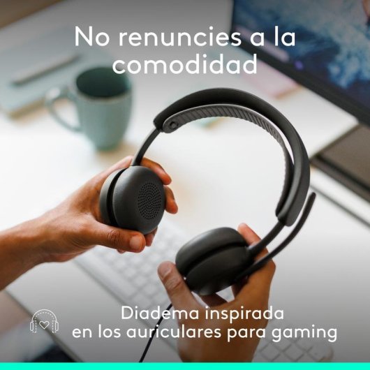 Auriculaires Logitech Zone Wired 2 filaires USB-C/USB-A avec Réduction de Bruit Graphite