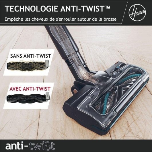 Aspirateur sans Fil Hoover HF410P 240W 30min Anti-enchevêtrement Animaux 0,4L Vert