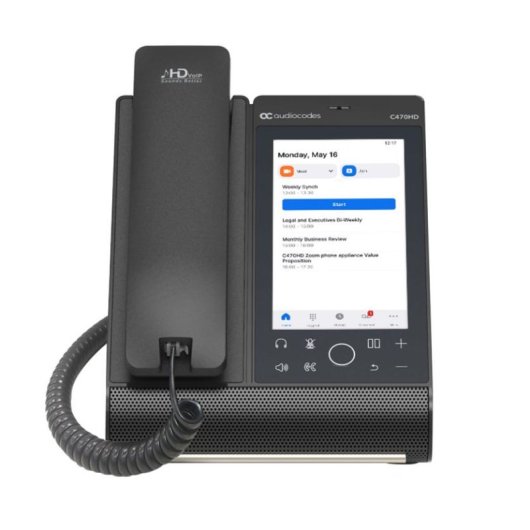 Téléphone Audiocodes C470HD écran tactile 5,5 Bluetooth WiFi Android Gigabit