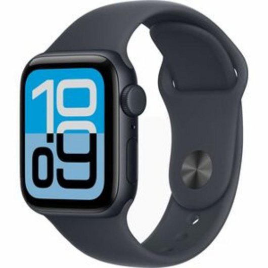 Apple Watch SE 3 GPS Cellular 44mm OLED Aluminium Minuit M/L Etanche 50m Pulsomètre