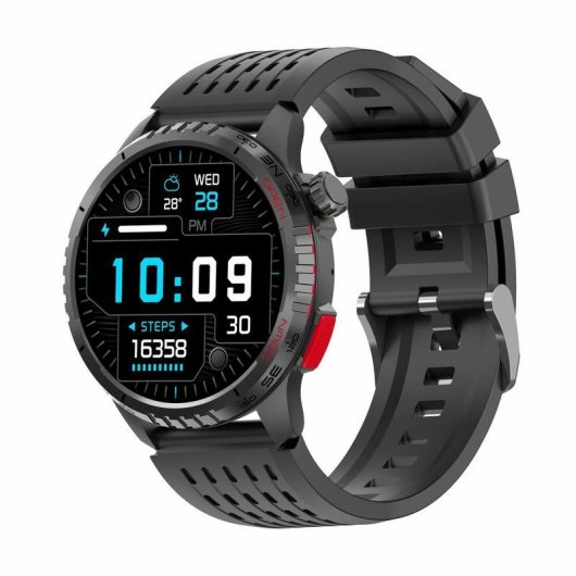 Denver SWG-345B Bluetooth GPS 47mm AMOLED Negro Resistente al Agua SpO2 Pulsómetro Tensiómetro