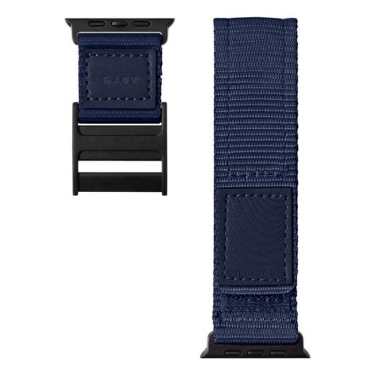 Correa de reloj Laut L_AWU_CS_BL nylon negro para Apple Watch 44-49 mm