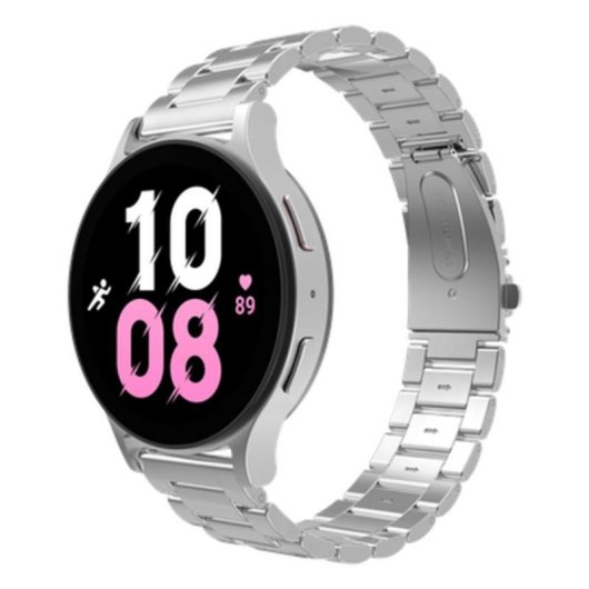 Bracelet Just in Case 8508324 Samsung Galaxy Watch 20 mm argent installation facile