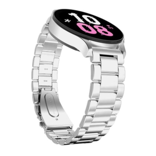 Bracelet Just in Case 8508324 Samsung Galaxy Watch 20 mm argent installation facile