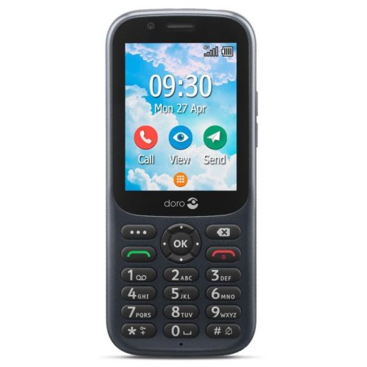 Telemóvel Doro 730X Dual SIM 4G 2.8" 3MP 1600mAh Grafite Resistente