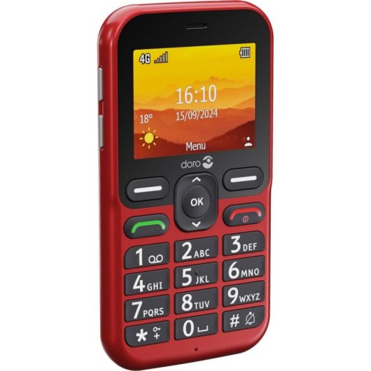 Telemóvel Doro Leva L10 4G 2,4" 2MP Vermelho