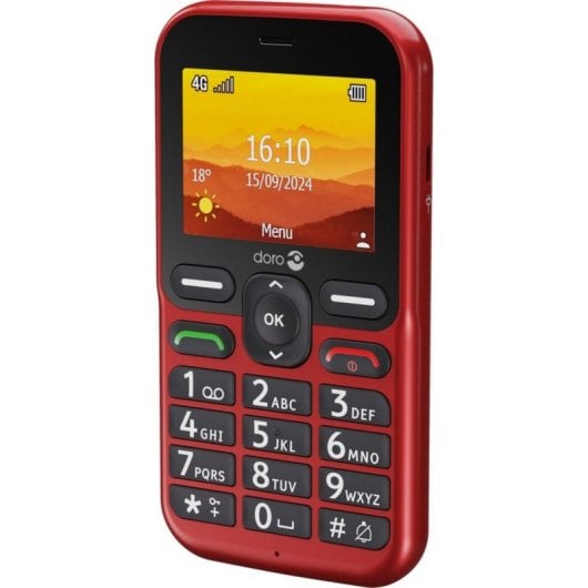 Telemóvel Doro Leva L10 4G 2,4" 2MP Vermelho