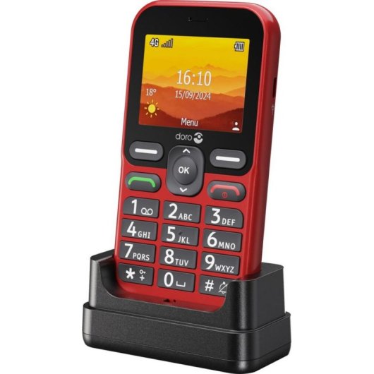 Telemóvel Doro Leva L10 4G 2,4" 2MP Vermelho