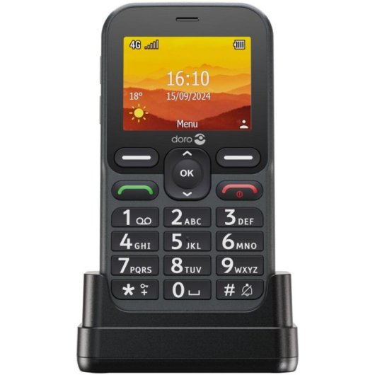 Telemóvel Doro Leva L10 4G SIM única 2,4" 2MP Preto