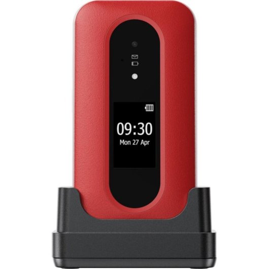 Téléphone mobile Doro Leva L30 rouge blanc 2,8 pouces 4G caméra 2MP