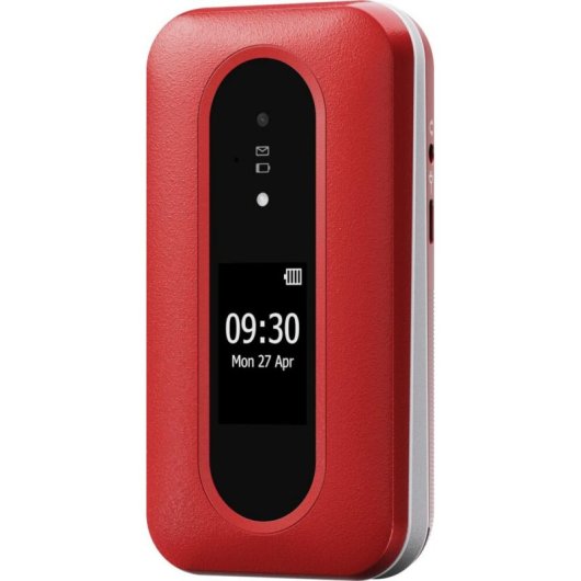 Téléphone mobile Doro Leva L30 rouge blanc 2,8 pouces 4G caméra 2MP