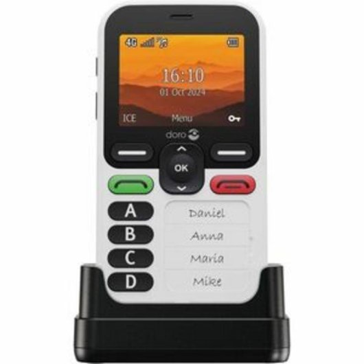 Handy Doro Leva X10 4G 2 MP Graphit 2,4 Zoll