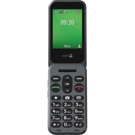 Téléphone Doro Leva E20 Noir 4G 2.8" Caméra 0.3MP Batterie 1150mAh