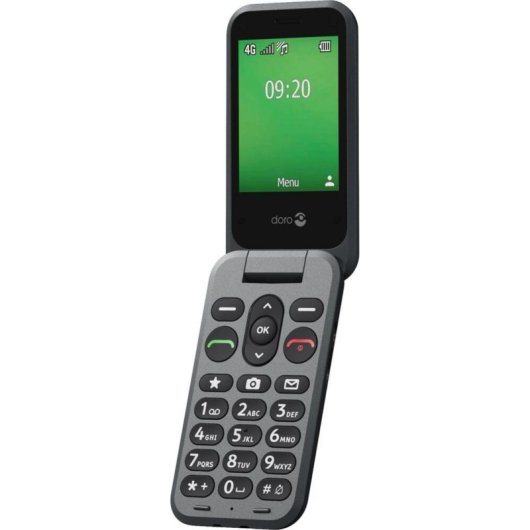 Téléphone Doro Leva E20 Noir 4G 2.8" Caméra 0.3MP Batterie 1150mAh