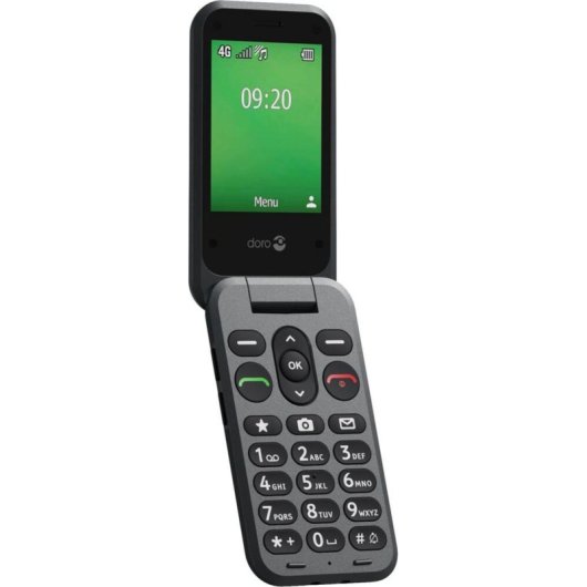 Téléphone Doro Leva E20 Noir 4G 2.8" Caméra 0.3MP Batterie 1150mAh