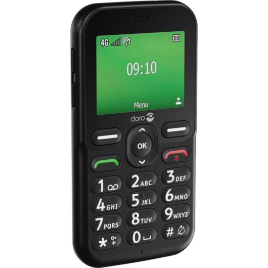 Handy Doro Leva E10 4G Schwarz 2.4 Zoll 0.3MP 1150mAh