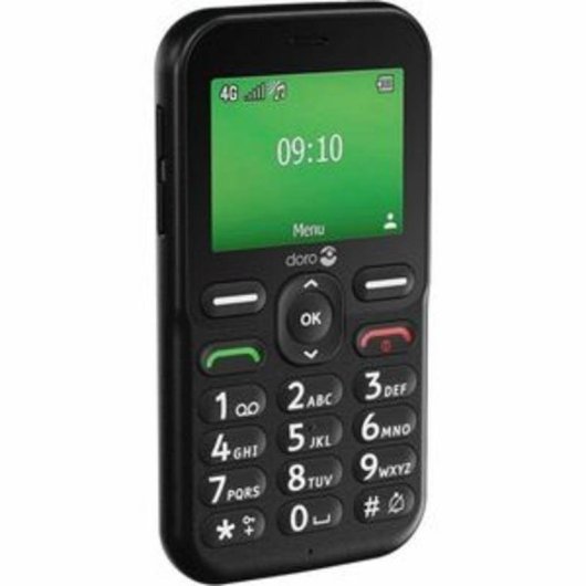 Móvil básico Doro Leva E10 4G Negro pantalla 2.4" cámara 0.3 MP batería 1150 mAh