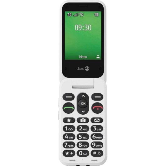 Téléphone Doro Leva E30 Noir Blanc 2.8" 4G SIM unique