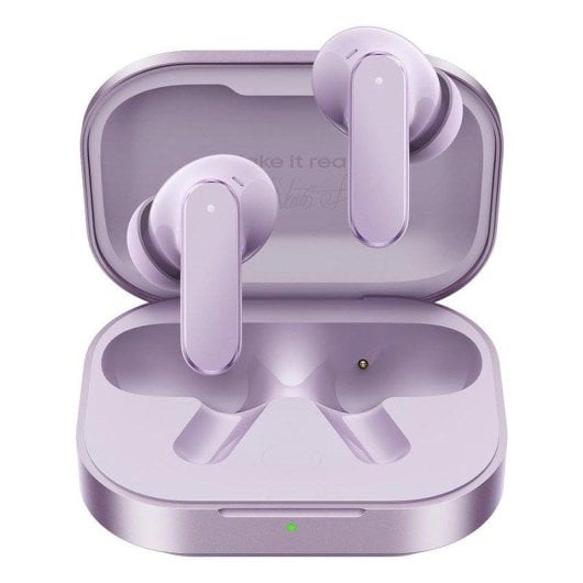 Auriculaires Realme Buds Air 8 sans fil Bluetooth avec Annulation de Bruit 55dB Violet