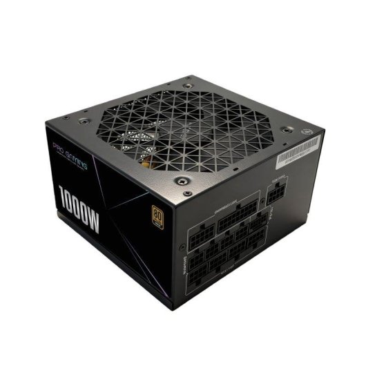 Fuente de Alimentación ProGaming 1000W 80+ Gold modular I-STOP preta