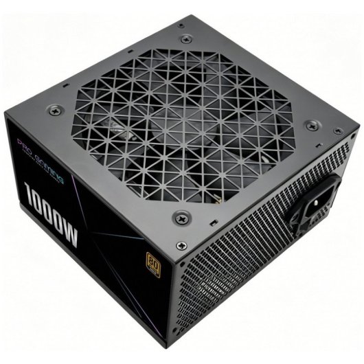 Fuente de Alimentación ProGaming 1000W 80+ Gold modular Fan Stop condensador japonés