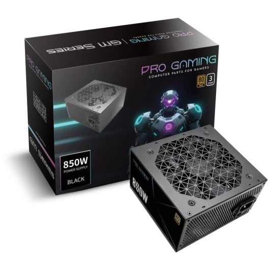 Fuente de Alimentación ProGaming 850W 80+ Gold modular condensador japonés