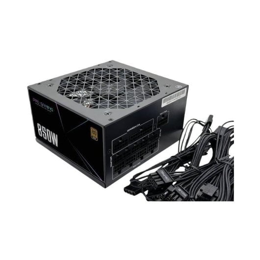 Fuente de Alimentación ProGaming 850W 80+ Gold modular I-STOP preta