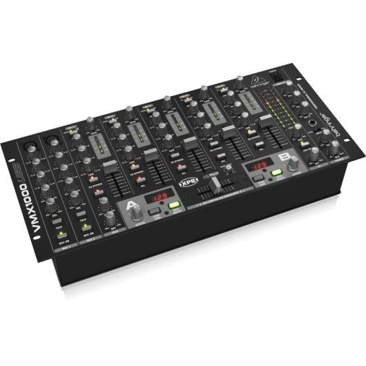 Mesa de Mezclas DJ Behringer VMX1000USB 7 canales USB LCD XLR AC