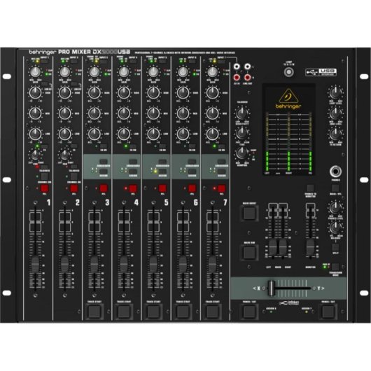 Table de mixage Behringer DX2000 USB 7 canaux USB Crossfader Infinium