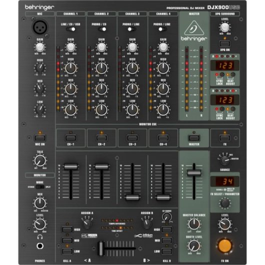 Mixer Behringer DJX900 USB 5 canali Effetti Digitali USB