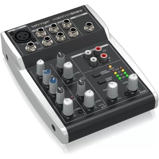Mesa de Mistura Behringer Xenyx 502S USB 5 Entradas Pré-amplificador XENYX