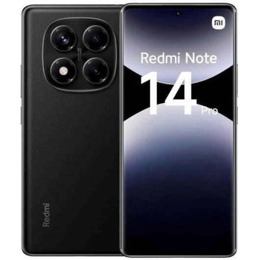 Xiaomi REDMI Note 14 Pro 4G 12 Go 6,67" 512 Go Noir Minuit Double SIM