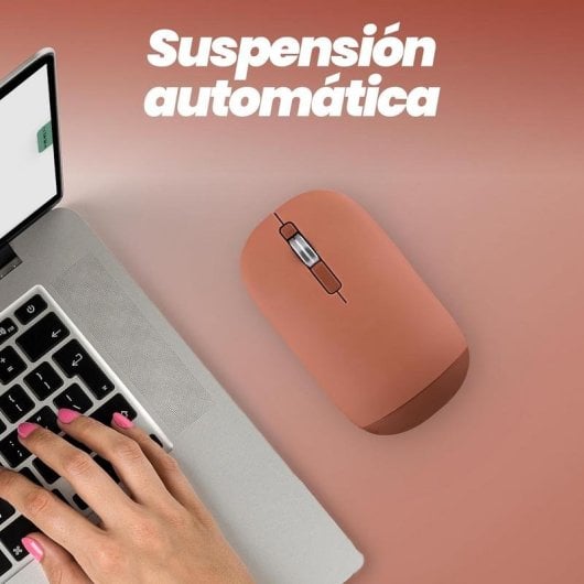 Ratón TnB MWCOLORRD3 Bluetooth USB 3 Pulsanti Rosso Ultrafine