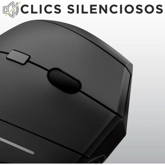 Ratón TnB MWERGOVBTR Bluetooth Wireless 1600 DPI Nero Ergonomico 6 Pulsanti