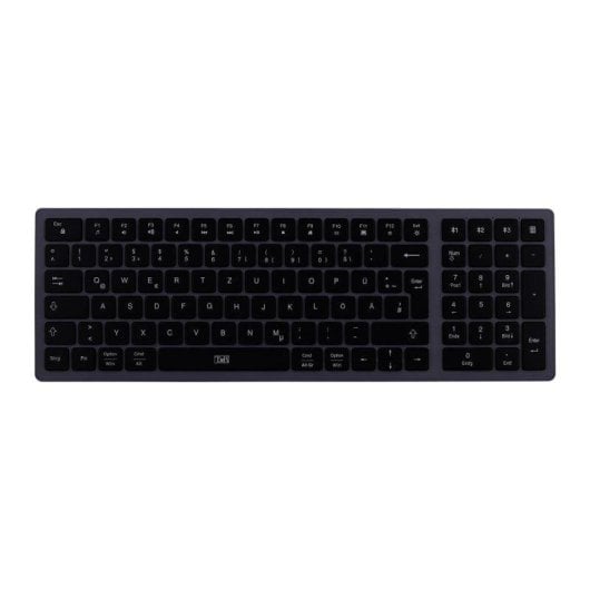 Tastiera TnB Ultra Slim BT Ricaricabile QWERTY Spagnolo 3 Dispositivi