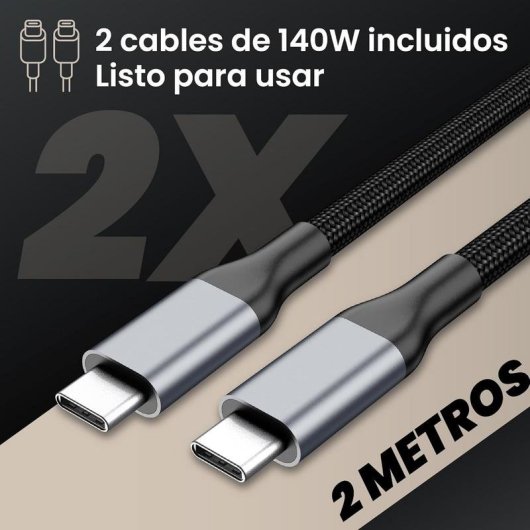 Stazione di ricarica TnB CHCONF380W 8 porte 380W PD 3.1 USB-C USB-A nero