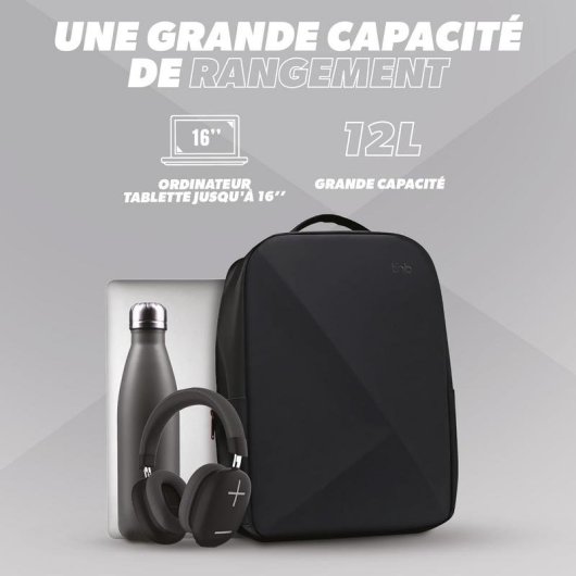 Zaino TnB Bpimp15 guscio rigido EVA impermeabile 16 pollici