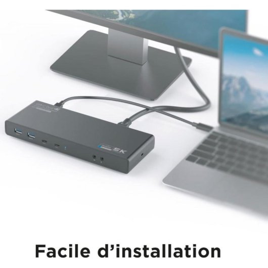 Docking station TnB DSDL14 4K60Hz doppio display 14 in 1