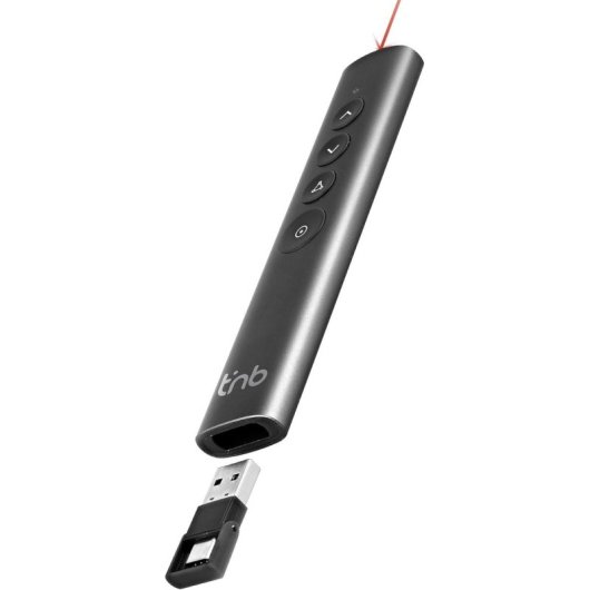 Presentateur TnB AIRPRESENTER Aluminium Gris Sans Fil Rechargeable