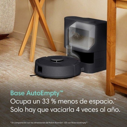 Aspirateur Robot et Laveur iRobot Roomba Mini avec Vidage Automatique Navigation LiDAR 7.000 Pa