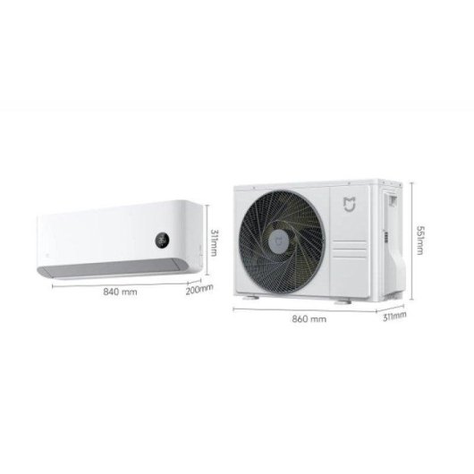 Condizionatore Split Xiaomi Mijia ASH-12WO/N1C3-EU 12.040 BTU A+++ Inverter Pompa di Calore WiFi