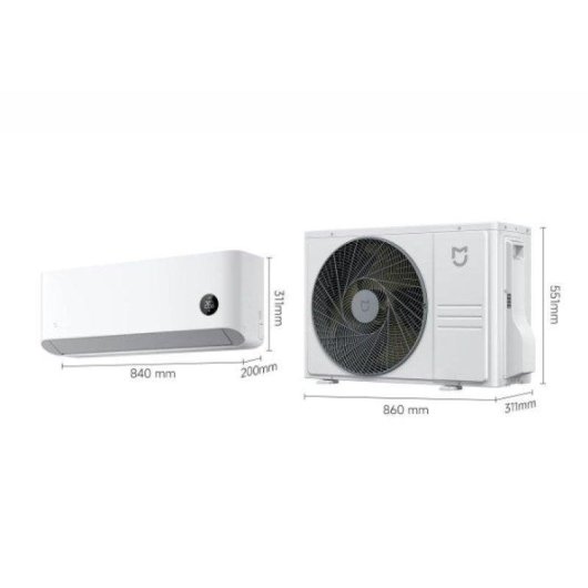 Climatiseur Split Xiaomi Mijia Pro Eco 2,6 kW A+++ Inverter Réversible Connecté