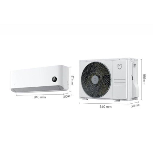 Climatiseur Split Xiaomi Mijia Pro Eco 2,6 kW A+++ Inverter Réversible Connecté