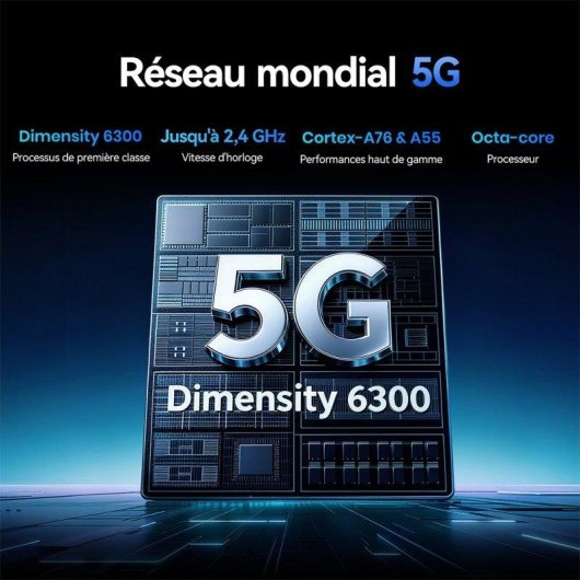 Fossibot F110 Pro 5G 8GB 128GB 6.75" Preto