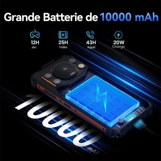 Fossibot F110 Pro 5G 8GB 128GB 6.75" Preto